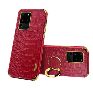 Samsung A Series Case Crocodile Pattern With Holder Protective Cover