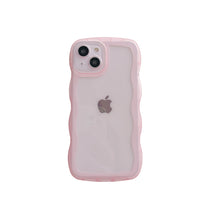 Load image into Gallery viewer, Transparent  Wave Edge iPhone Case