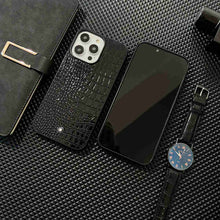 Load image into Gallery viewer, Brand Leather Case for Apple iPhone