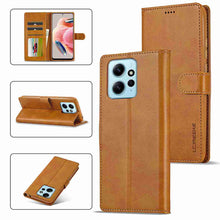 Load image into Gallery viewer, Xiaomi Case Magnetic Snap Buckle Card Slot Leather Cover