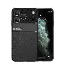 Load image into Gallery viewer, Apple iPhone Case Matte Texture Built-In Magnetic Car Holder Protective Cover