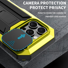 Load image into Gallery viewer, Heavy Duty Shockproof Metal iPhone Case