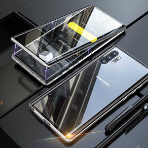 Samsung Cases Double Side Tempered Glass Magnetic Cover