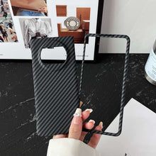 Load image into Gallery viewer, Carbon Fiber Flip Fold Case Cover