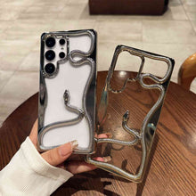 Load image into Gallery viewer, Plating Snake Case for Samsung, Install Phone and Without Phone
