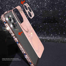 Load image into Gallery viewer, iPhone Diamond Metal Bumper,  Bumper + Backplane + Lens Screen Sticker