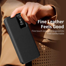 Load image into Gallery viewer, Samsung Smart Window Card Slot Leather Cover, Model Shown