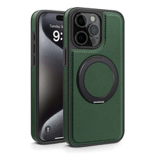 Load image into Gallery viewer, 360 Rotation MagSafe Holder iPhone Case, green