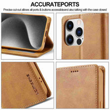 Load image into Gallery viewer, Redmi Case Magnetic Snap Buckle Card Slot Leather Cover