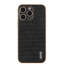 Load image into Gallery viewer, Crocodile PU Leather Apple iPhone Casing