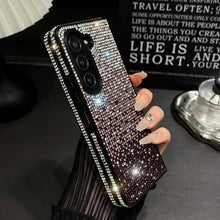 Load image into Gallery viewer, Gradient Diamond Samsung Flip Fold Case Cover