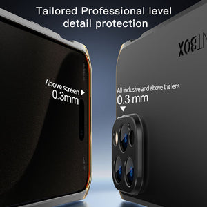 Apple iPhone 15 Pro Max Frosted Metal Case,  Camera & Front Screen Display