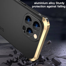 Load image into Gallery viewer, Apple iPhone 15 Pro Max Frosted Metal Case, Shoockproof