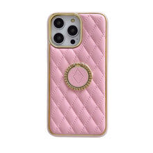 Load image into Gallery viewer, Apple iPhone Case Grid Pattern With Finger Holder Cover