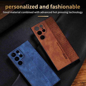 Samsung Case Business Style 3D Embossing Protective Cover