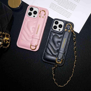 Leather Chain iPhone Case