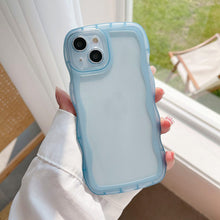 Load image into Gallery viewer, Transparent  Wave Edge iPhone Case