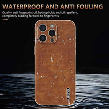 Load image into Gallery viewer, Crocodile PU Leather Apple iPhone Casing