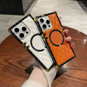 Square Rhombic Lattice Apple iPhone MagSafe Case