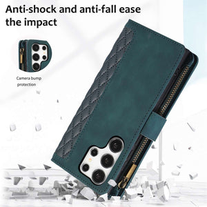 Diamond-shaped Zipper Bag Samsung Case