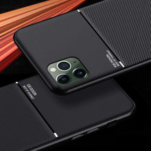 Load image into Gallery viewer, Apple iPhone Case Matte Texture Built-In Magnetic Car Holder Protective Cover