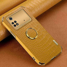 Load image into Gallery viewer, Xiaomi Crocodile Pattern PU Leather With Holder Protective Cover