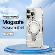 Load image into Gallery viewer, iPhone MagSafe Finger Holder Case, Silver