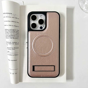 MagSafe Holder Leahter iPhone Case