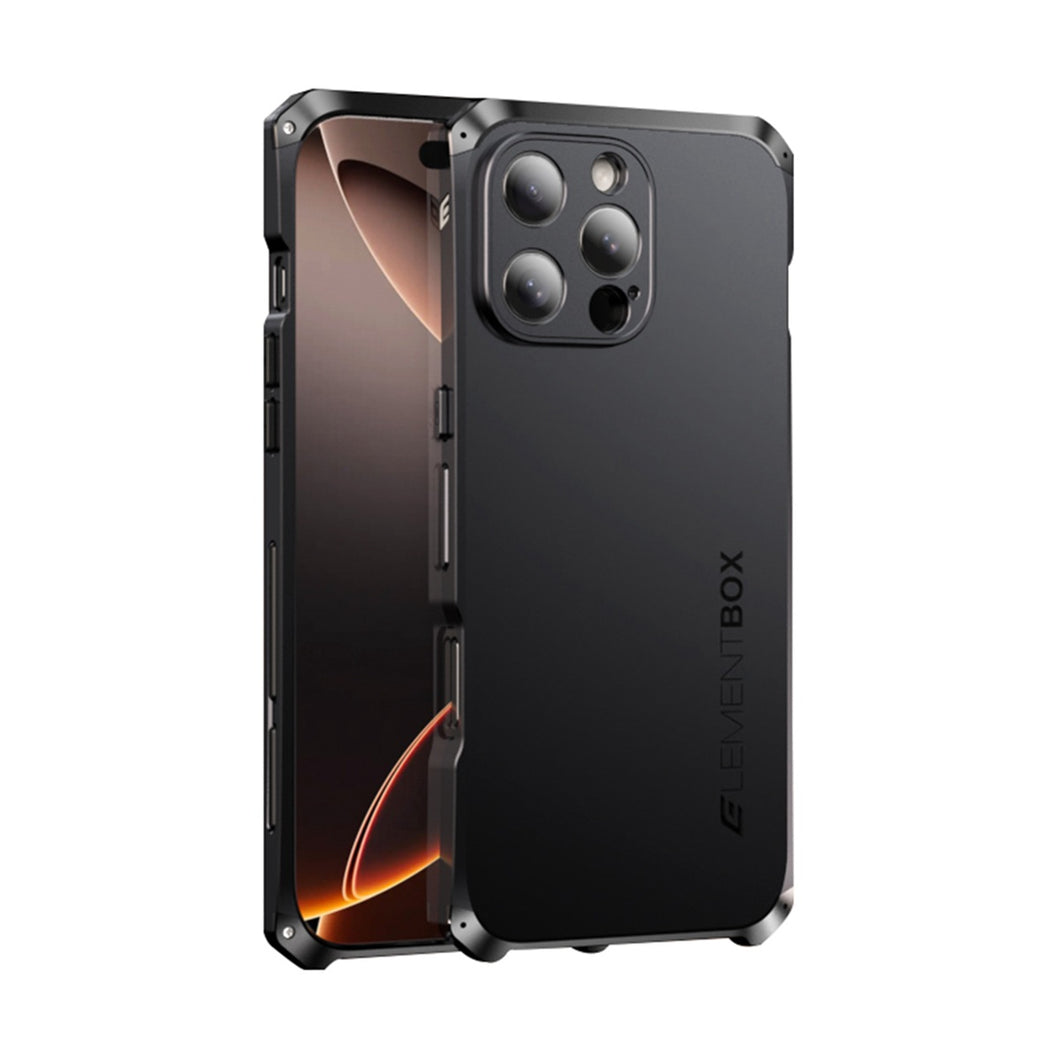 Apple iPhone 16 Pro Max Frosted Metal Case, Black Black