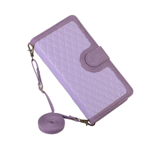 Diamond-shaped Zipper Bag Samsung Case