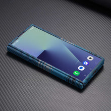 Load image into Gallery viewer, Carbon Fiber With Screen Protector Hard Case for Samsung Fold Phone