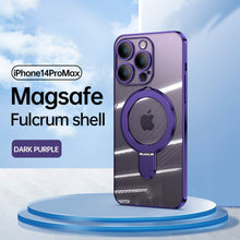 Load image into Gallery viewer, iPhone MagSafe Finger Holder Case, Dark Purple
