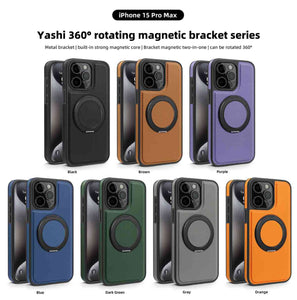 360 Rotation MagSafe Holder iPhone Case, colors display