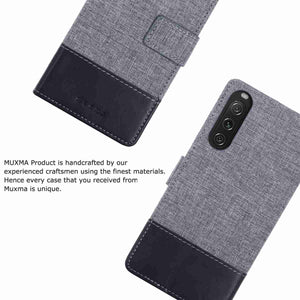 Canvas Xiaomi Red Case Flip Window Fold Cover