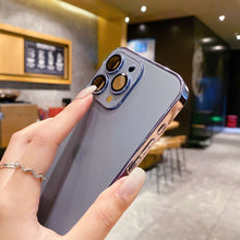 Load image into Gallery viewer, Luxury AG Glass Camera Lens Protection Feature of the iPhone Case