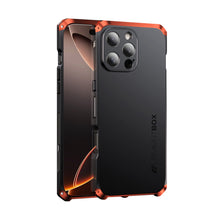 Load image into Gallery viewer, Apple iPhone 16 Pro Max Frosted Metal Case, Black Red