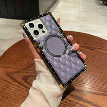 Load image into Gallery viewer, Square Rhombic Lattice Apple iPhone MagSafe Case