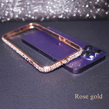 Load image into Gallery viewer, Diamond Metal Bumper iPhone Case