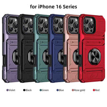 Load image into Gallery viewer, iPhone Magnetic Holder Carry Card Slot Case, iPhone 16 Series Colors