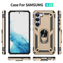 Load image into Gallery viewer, Samsung A Series Case Military Grade With Magnetic Finger Holder
