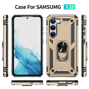 Samsung A Series Case Military Grade With Magnetic Finger Holder