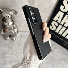 Load image into Gallery viewer, PU Leather Samsung Galaxy Z Flip Fold Case