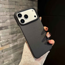 Load image into Gallery viewer, Grittiness Woven iPhone Case, Black