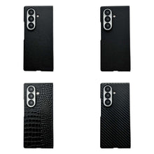 Load image into Gallery viewer, PU Leather Samsung Galaxy Z Flip Fold Case