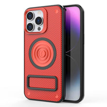 Load image into Gallery viewer, Apple iPhone Case Carbon Fiber Holder Protective Cover