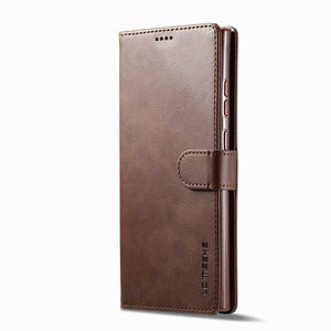 Samsung A Series Case Magnetic Snap Buckle Card Slot Leather Cover