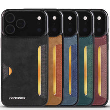 Load image into Gallery viewer, F5 Card Slot PU Leather Case for iPhone Series, 5 Colors