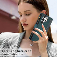 Load image into Gallery viewer, Diamond-shaped Zipper Bag Samsung Case
