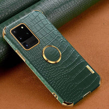 Load image into Gallery viewer, Samsung Crocodile Pattern PU Leather With Holder Protective Cover