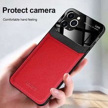 Load image into Gallery viewer, Delicate Apple iPhone Case Leather Glass Protective Cover